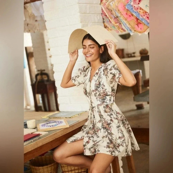 AGUA BENDITA MENTA PAPIER DRESS  NWT $200.00 - Picture 1 of 7